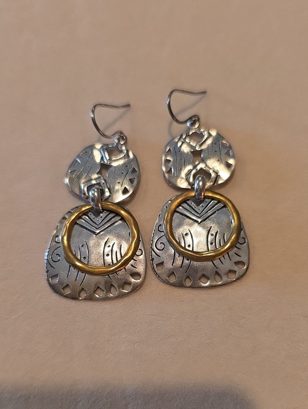 Silpada Boho Two To Tango  Drop Earrings - W2878